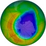 Antarctic Ozone 2014-10-25